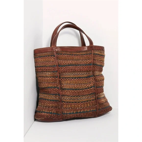 Free People | Bags | Free People Yuma Woven Leather Backpack  display picture 3